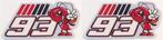 Marc Márquez metallic sticker set #5, Verzenden