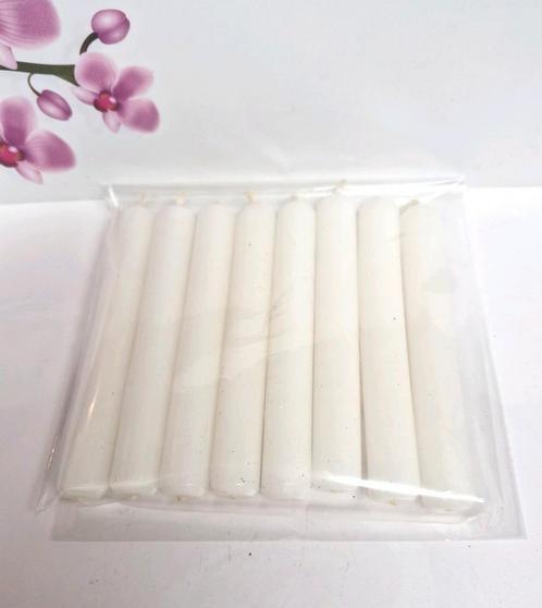 🕯 Witte Kaarsjes 🕯, Huis en Inrichting, Woonaccessoires | Kandelaars en Kaarsen, Nieuw, Kaars, Minder dan 25 cm, Overige materialen