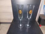 Carlsberg hoge bier fluitjes, Ophalen of Verzenden, Zo goed als nieuw, Bierglas