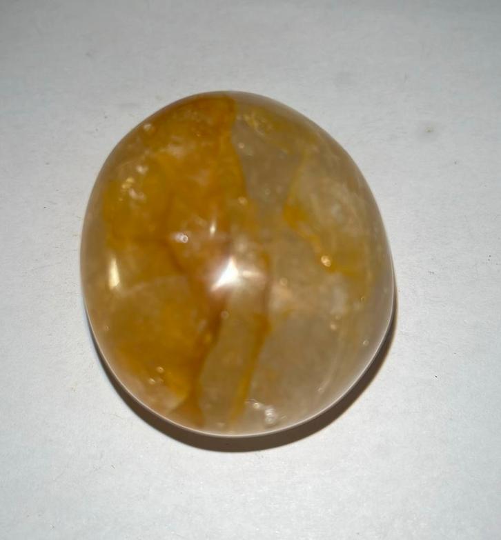 Golden Healer (limonietkwarts)- 107gram - 49mm x 39mm, Handtassen en Accessoires, Edelstenen, Nieuw, Ophalen of Verzenden