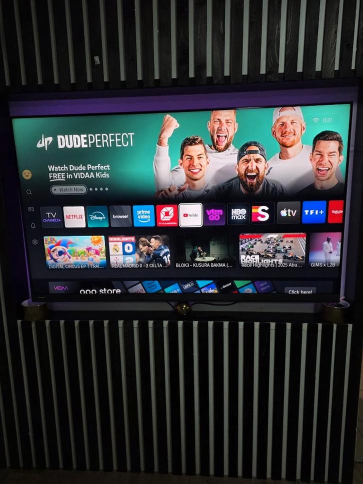 téléviseur intelligent, TV, Hi-fi & Vidéo, Télévisions, Comme neuf, LED, 100 cm ou plus, 4k (UHD), 120 Hz, Smart TV, Enlèvement