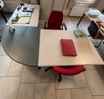 Bureau d’angle gris avec 1x tiroirs, Enlèvement, Comme neuf