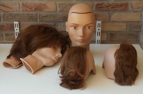 TETE DE COIFFURE + 3 POSTICHES PIVOT POINT, Hobby & Loisirs créatifs, Matériel scolaire, Neuf, Autres types, Enlèvement ou Envoi