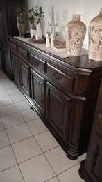 Barkast, vitrinekast, dressoir, tafel, stoelen, Enlèvement, Utilisé