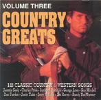 CD * COUNTRY GREATS - Vol. 3, CD & DVD, CD | Country & Western, Comme neuf, Enlèvement ou Envoi