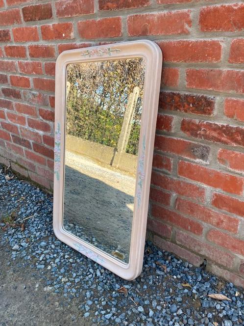 Vintage Deknudt Spiegel – Romantische Pastelstijl, Huis en Inrichting, Woonaccessoires | Spiegels, Zo goed als nieuw, Ophalen