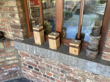 2 sets van 3 kaarsenhouders beschikbaar voor biedingen