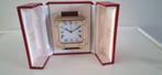 Cartier Klok + Wekker  Goud+ Stainless +Cartier Box., Antiek en Kunst, Ophalen of Verzenden