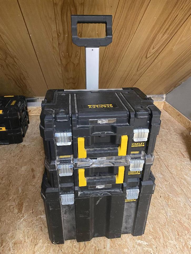 Stanley FatMax Tstak gereedschapswagen, Bricolage & Construction, Boîtes à outils, Utilisé, Enlèvement