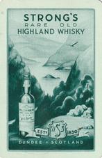 S K WHISKY / 3 / HIGLAND STRONG S  RARE OLD  DUNDEE, Verzamelen, Speelkaarten, Jokers en Kwartetten, Ophalen of Verzenden, Nieuw