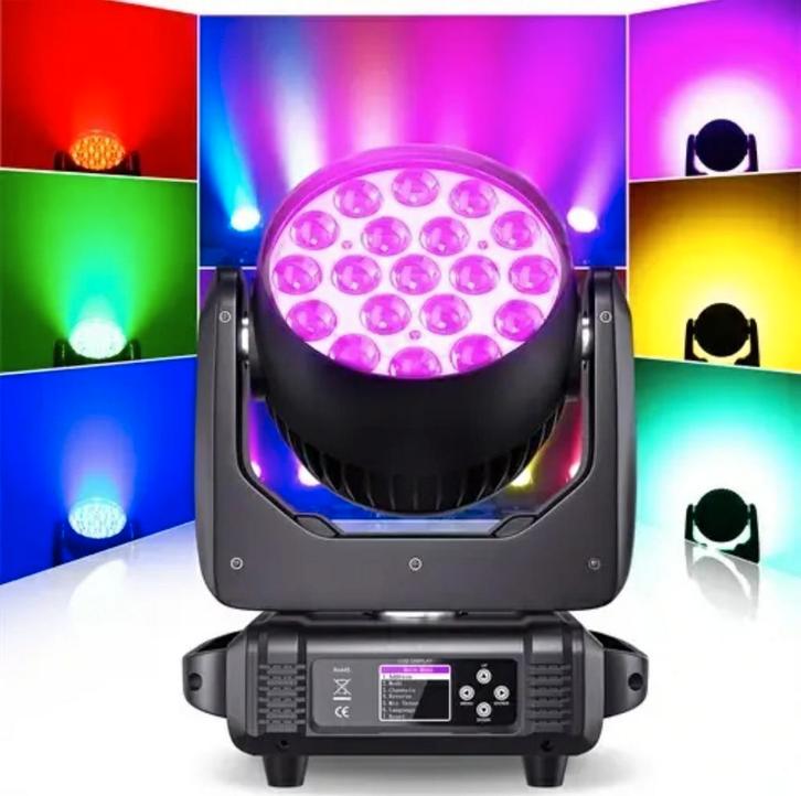 Moving head 19x15 watt met zoom, Muziek en Instrumenten, Licht en Laser, Nieuw, Ophalen of Verzenden
