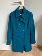 Geklede winter jas met knopen petroleumkleur m, Kleding | Dames, Jassen | Winter, Ophalen of Verzenden, Zo goed als nieuw