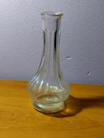 Glazen vaas met één bloem H 15cm diameter 3cm vintage 1980, Antiek en Kunst, Ophalen
