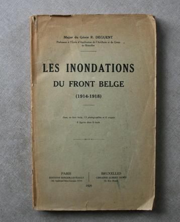 Les inondations du front belge 1914-1918. Origineel (1928) beschikbaar voor biedingen