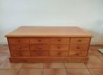 Table de salon en teck avec 12 tiroirs, Enlèvement, Teck