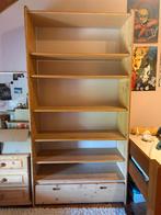 Chambre en pin massif complète ado/étudiant(e) bon état, Enlèvement, Utilisé, Une personne, Pin massif