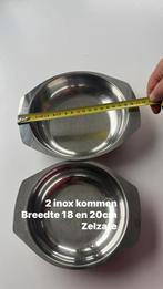Inox schalen allemaal samen, Ophalen