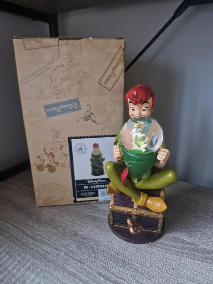 Peter Pan Snow Globe Disneyland Parijs., Verzamelen, Stripfiguren, Nieuw, Beeldje of Figuurtje, Ophalen