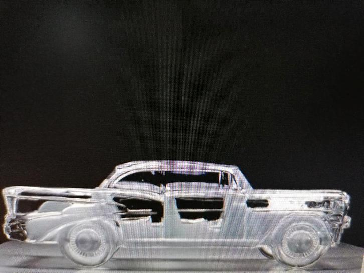 CHEVROLET BEL AIR 1957 (26 cm lengte)  ;  CRISTAL AUTO, Verzamelen, Automerken, Motoren en Formule 1, Ophalen of Verzenden