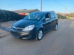 Opel Zafira 1.7d 7zit bj 2011gekeurd vvk, Auto's, Opel, Monovolume, Zwart, 4 cilinders, Leder en Stof