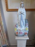 religieus maria beeld heiligenbeeld in porselein74cm grootte, Antiek en Kunst, Ophalen