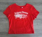 Rood kort t-shirt H&M maat M, Maat 38/40 (M), HM, Ophalen of Verzenden, Korte mouw