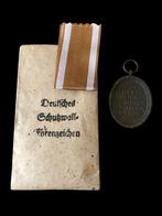 WW2 Deutsches Schutwall medaille, Verzamelen, Ophalen of Verzenden