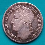 België 1/4 frank zilver Leopold I gelauwerd 1834, Zilver, Ophalen of Verzenden, Losse munt, Zilver