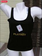 Topje van playboy aanpassend model met goudkleurige bedrukki, Vêtements | Femmes, Tops, Noir, Playboy, Sans manches, Envoi