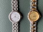 Saxon 2 vintage horloges, Handtassen en Accessoires, Staal, Gebruikt, Ophalen of Verzenden, Staal