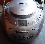AudioSonic grijze cd-radio, Audio, Tv en Foto, Ophalen of Verzenden, Gebruikt, Radio, Met cd-speler