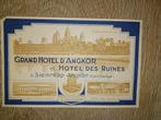1930' publi grand hotel d'angkor   direct. messner, Ophalen of Verzenden, Zo goed als nieuw, Overige typen