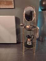 Vintage retro ,  set lavabo met spiegel merk ,decor exclusiv, Ophalen of Verzenden, Gebruikt