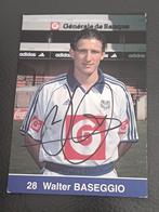 Carte signée RSC Anderlecht Walter Baseggio, Verzamelen, Sportartikelen en Voetbal, Ophalen of Verzenden, Zo goed als nieuw