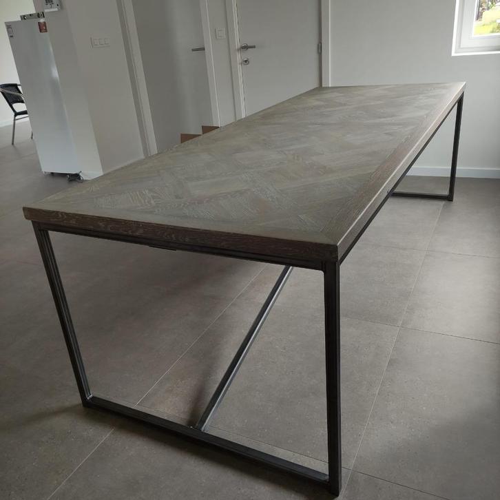 KOOPJE - Nieuwe eiken eettafel Annecy – 260 x 100 cm, Huis en Inrichting, Tafels | Eettafels, Nieuw, 100 tot 150 cm, 200 cm of meer