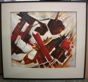 Fil VAN BEL, abstracte compositie beschikbaar voor biedingen