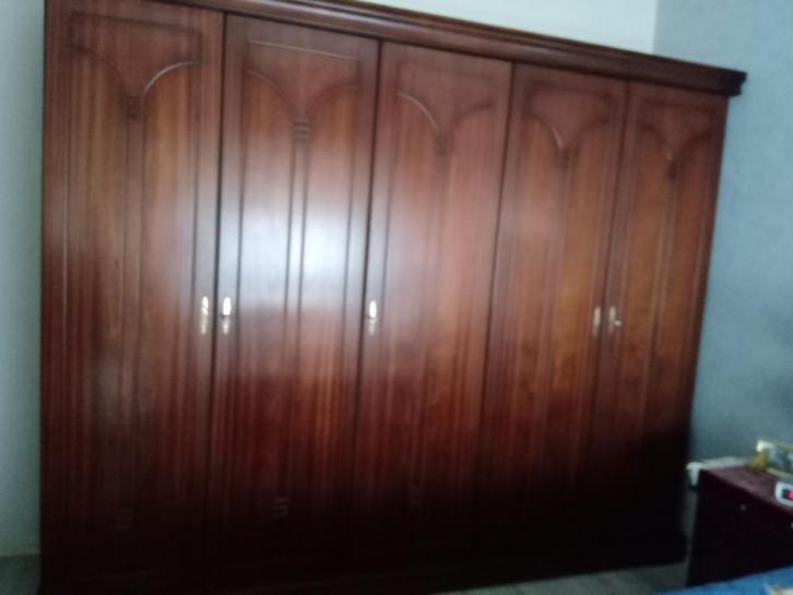 slaapkamer zonder bed in Mahoniehout, Huis en Inrichting, Slaapkamer | Bedden, Gebruikt, Overige materialen, Overige kleuren, Ophalen