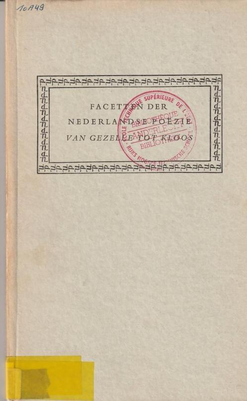 “Facetten der Ned. Poëzie ”  5 boeken (ook apart te koop), Boeken, Gedichten en Poëzie, Gelezen, Ophalen of Verzenden
