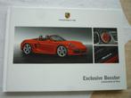 PORSCHE Exclusive Boxster 11/2014, Livres, Autos | Brochures & Magazines, Porsche, Enlèvement ou Envoi, Neuf