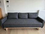 IKEA GRUNNARP grijze converteerbare bank, Huis en Inrichting, Slaapkamer | Slaapbanken, Ophalen, Tweepersoons, 140 cm, Zo goed als nieuw