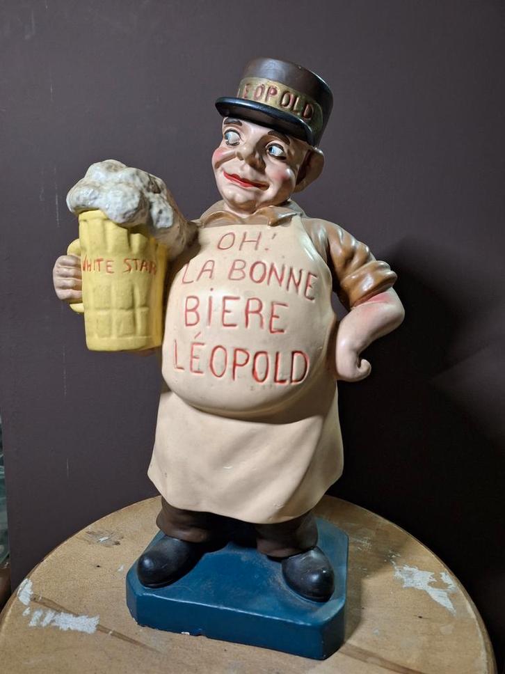 Plaaster Brouwertje White Star bier brouwerij Leopold, Verzamelen, Merken en Reclamevoorwerpen, Gebruikt, Reclamebord, Ophalen of Verzenden