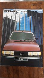 PEUGEOT 604 1984, Livres, Autos | Brochures & Magazines, Peugeot, Enlèvement ou Envoi, Neuf