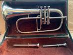 Bugle et bugle, Musique & Instruments, Instruments à vent | Trompettes, Avec valise, Utilisé, Enlèvement ou Envoi, Trompette en si bémol