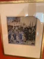 Ets van René de Coninck, Antiek en Kunst, Kunst | Etsen en Gravures, Ophalen