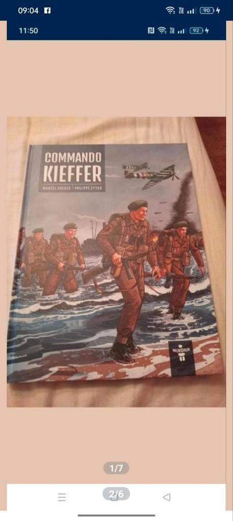 Commando Kieffer dédicacé, Livres, BD, Comme neuf, Enlèvement ou Envoi