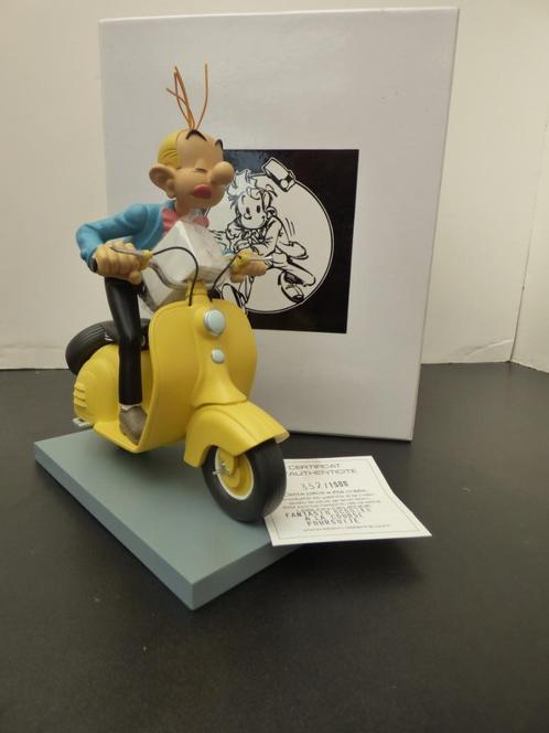 La vespa de Fantasio figurine Leblon Delienne Bte +C, Verzamelen, Beelden en Beeldjes, Nieuw, Ophalen of Verzenden