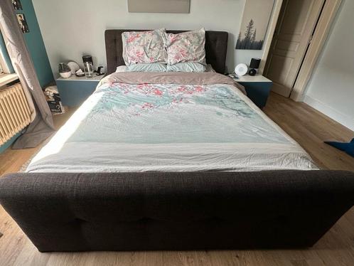 Boxspring (bed) 160x200, Huis en Inrichting, Slaapkamer | Complete slaapkamers, Gebruikt, Ophalen