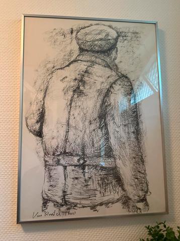 Theo Van Rintel, ca. 1975 origineel werk beschikbaar voor biedingen