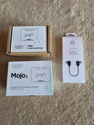 CHORD Mojo 2 + premium leren hoesje + ifi OTG-kabel type C beschikbaar voor biedingen