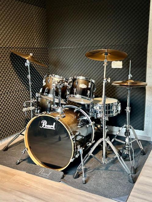 Compleet professioneel Pearl Vision drumstel, Muziek en Instrumenten, Drumstellen en Slagwerk, Zo goed als nieuw, Pearl, Ophalen